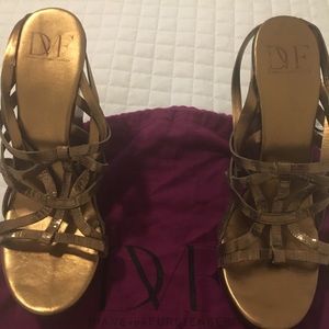 Beautiful pair of Diane von Furstenberg wedges